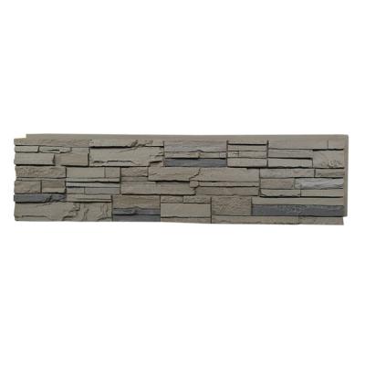 China Modern PU Stone Panel Made By High Quality PU Material High Hardness Faux Stone Panel Easy To Install For Wall Decor for sale