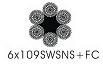 China WSNS linear resistente de la cuerda de alambre del contacto de la rotación de la plataforma de perforación de Ratory 6 x 109 en venta