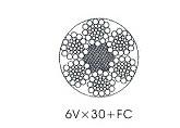 Cina Il giro triangolare ha compresso gli oneri gravosi 6V x 30 del cavo metallico del filo in vendita