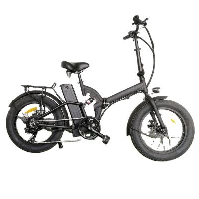 China 350w 500w fat lithium ion battery 48V10.4AH steel tire 20 inch foldable folding electric bike ebike for sale