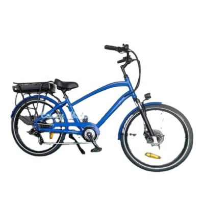 China 500w 48V steel electric lithium ion battery moped electric bike bicycle with pedals for sale