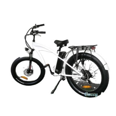 China Steel 250w 350w 500w Lithium Ion 26 Inch Fat Tire 4.0 Electric Bike Bicycle For Mens Man for sale