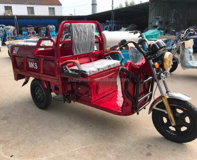 China Steel China 900w electric cargo tricycle 700 kg load, triciclos motorizados para adultos for sale