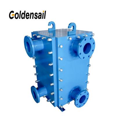 China OEM industrial full welded plate type heat exchanger supplier for swimming pool heating for sale