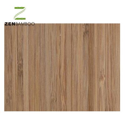 China Sustainable Dark Carbonized Bamboo Veneer with Fleecebacked Waterproof Single Ply Sustainable Wood Veneer Plywood for Light Decor for sale