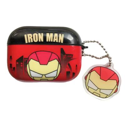 China For 2022 Wholesale Earphone Silicone Marvel Series The Avengers Cartoon Cover For Airpods Pro Cute Protective Earphone Case for sale