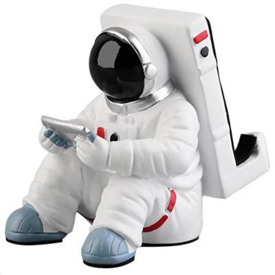 China 2022 Adjustable Smart Phone Holder For iPhone Xiaomi Huawei Samsung Cute Support Desktop Decor Astronaut Spaceman Mobile Phone Bracket Holder for sale