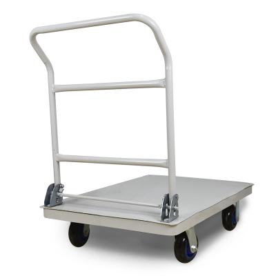 China Wholesale Easy Folding Hand Push Platform Stainless Steel Foldable Anti-skid Trolleys and Trolleys for sale