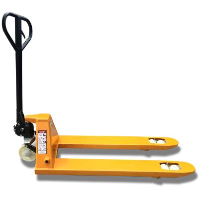 China Easy Heavy Duty Pump Hand Lift Hand Forklift AC Nylon Operation SWL 2000kg 2500kg 3000kg 5000kg Wheel Or Iron Core Polyurethane Wheel Pallet Jack T for sale