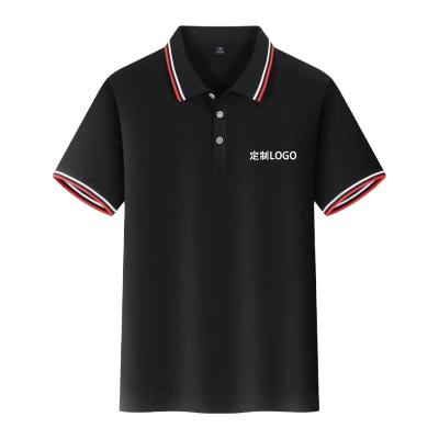 China Anti-Wrinkle Custom Logo Mens Polo T-shirts Mens Golf Tee Polo Shirts for sale