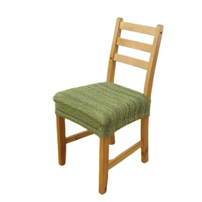 China Free Sample Design Washable Unique Hot Sale Cotton Elastic Dining Chair Seat Cover Chair Covers for sale