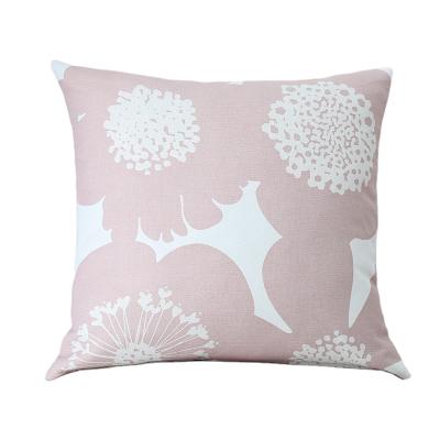 China Decorative Design Anti Dust Mite Printed Cushion Cover Elastic Polyester Tile Case Cushion Cover With Zipper for sale