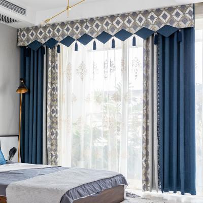 China 100% Modern Luxury Classic Style Polyester Home Curtain Window for sale