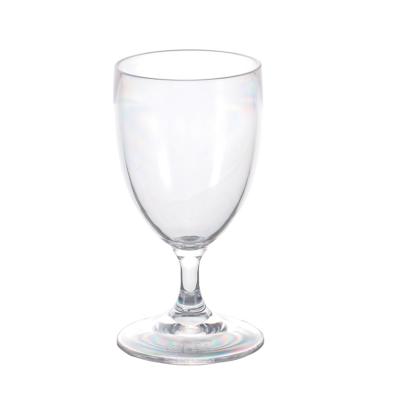 China 200ml 7oz Shatterproof Cheap Wine Glasses Short Stem Plastic Wine Cup Taste Wine Glass Reusable Plastic for sale