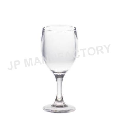 China Thick Unbreakable Wine Tasting Glasses Wholesale Customized 5oz 140ml Wine Polycarbonate Plastic Glass Wine Glasses for sale