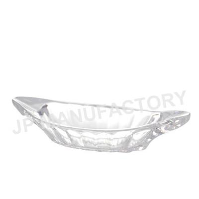 China Stocked Clear PC Ice Cream Dish 9 Inch Plastic Banana Split Parfait Dish Shatterproof Sheet Dish for sale