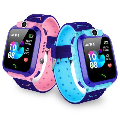 China Q12 Wifi Update Version Calls Kids Smartwatch Phone Watch GPS SOS Alarm Clock With Sim Card Slot for sale