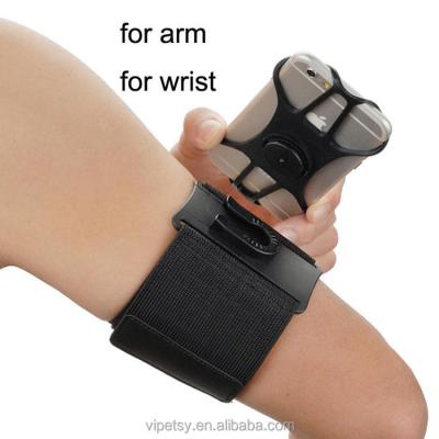 China Vipetsy Adjustable 360 ​​Degree Rotating Breathable Phone Armband Sports Phone Holder Wristband Running Mount for 4-6.5 inch Phone for sale