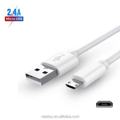 China MP3/MP4 Player Factory Price Cheap Micro USB Cable Fast Charging USB Data Transfer 1/1.5 Meter Cable 2.4A Charging Data Charger For Smart Phone for sale