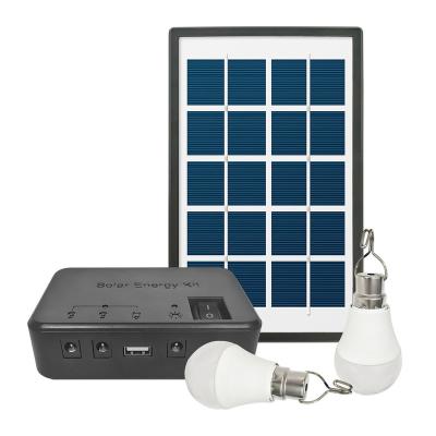 China New Indoor Led House Solar Panel Light For House Home Lighting System 2022 Bulb for sale