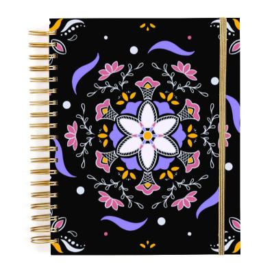 China Cheap Hardcover Notebook Custom Notebook School Spiral B5 Planner Printing Hardcover Book Printed Floral Journal Notebook for sale