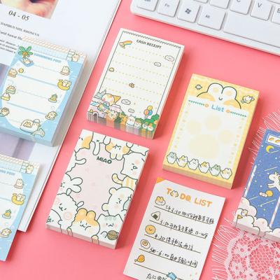 China Custom Cute School Office Note Pad Self Adhesive Sticky Note Pad Notebook Planner Printing Custom to Supply Artwork for sale