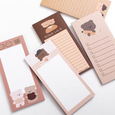 China 2022 Logo Weekly Stationary Planner Sticky Self Adhesive Memo Pad Memo Pad Customized Set for sale