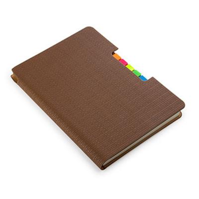 China Wholesale Self-adhesive Style Self-adhesive Custom Discoloration Business Printing PU Notebook Happy Daily Planner for sale