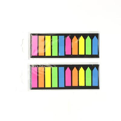 China Self Adhesive Custom Page Markers Paper Write On Colorful Fluorescent Memo Pads Sticky Notes for sale