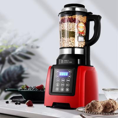 China Wholesale 800W Multifunctional Red Soy Milk Stainless Steel Blender High Speed ​​Low Noise Blender and Grinder Household for sale