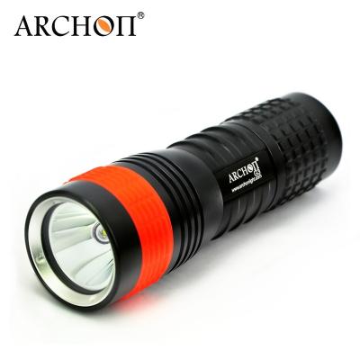 China Cheap Popular Even Industrial ARCHON 270 6500k 3*aa Min Dry Battery 400 Lumen G3 Dive Torch Light Aluminum Diving Flashlight for sale