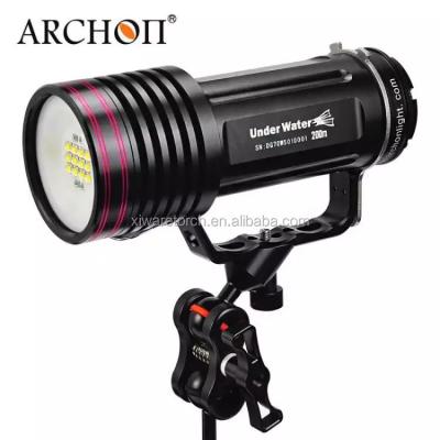 China Industrial Top Sales Scuba Dive Torch ARCHONT WG76W 7000 Lumens Rechargeable Underwater Spotlight for sale