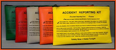 China ACCIDENT REPORTING KITS bag for sale