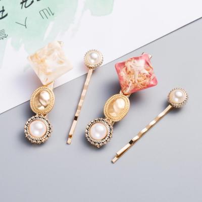 China Fashionable Two-Piece Hair Pin Clip Accessories Duck Bill Clip Summer Beach Adult Style C&J for sale