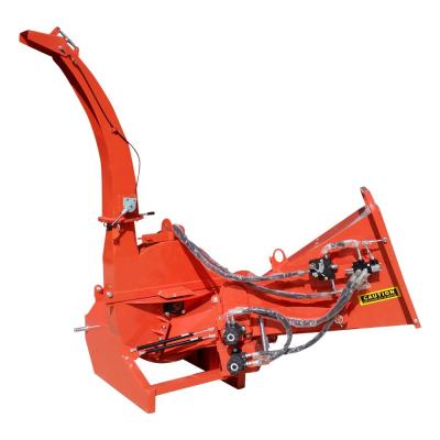 China Chipping Wood Chipper New Type Tractor Driven PTO Hydraulic Wood Chipper Feed for sale