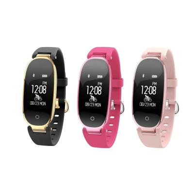 China High End Female Touch Screen Fitness Bracelet S3 Smart Band For Lady Woman for sale