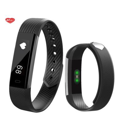 China Waterproof Dayday Wristband Smart Band Tracker ID115 Pedometer Fitness Watch Phone Heart Rate Health Sleep Monitor Manual with Touch Screen for sale