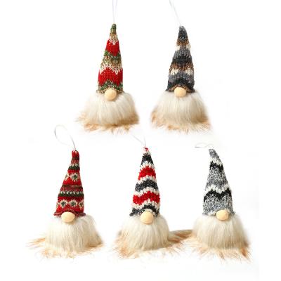 China Fashionable YQ-815 Lit Christmas Tree Gnomes Hanging Ornaments for sale