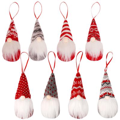 China Scandinavian Swedish Handmade Hanging Cute Santa Gnome Plush Doll YQ-237 4Pcs Tomte Elf Kids Stuffed Toy For Christmas Gifts for sale