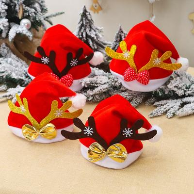 China YQ-362 New Unisex Velvet Comfort Christmas Hats For Christmas New Year Holiday Party Supplies for sale