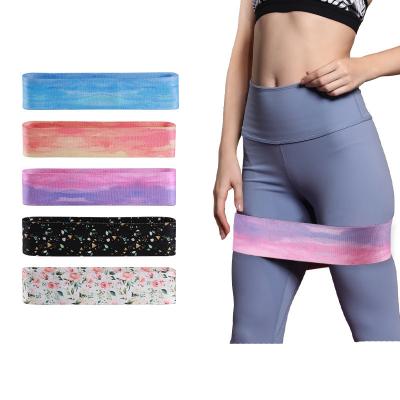 China Tops 2021 New AK-125 Elastic Strength Exercise Fitness Bands Fabric Resistance Bands for Legs and Butt Glutes for Working Out for sale