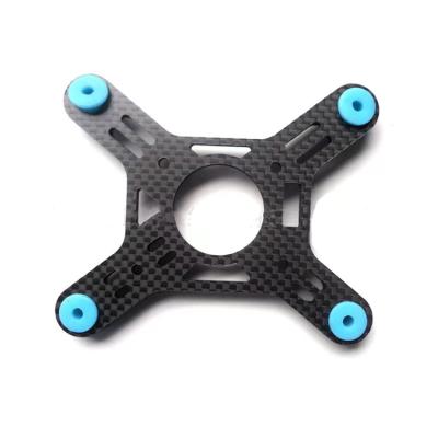 China 3K carbon particle board high precision drone lens camera protection gyroplane/frame Quadcopter factory for sale