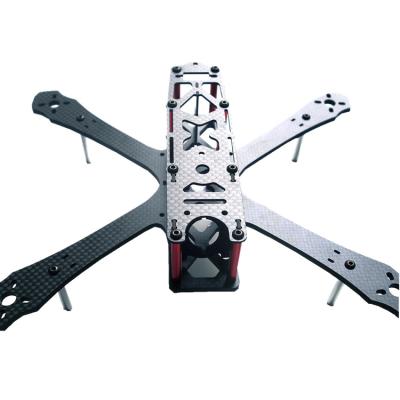 China Gyroplane/Quadcopter Mini Carbon Fiber Quadcopter Frame 4mm DIY Arm Pure Cross FPV Racing Drone Support Foxeer Runcam Camera for sale