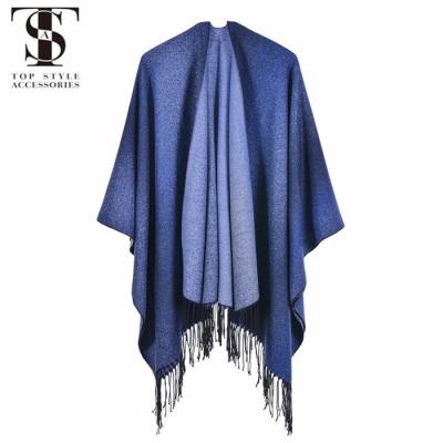 China Wholesale 2022 Soft Smooth Feeling Winter Shawl Women Wrap Ladies Shawl Poncho Scarves for sale