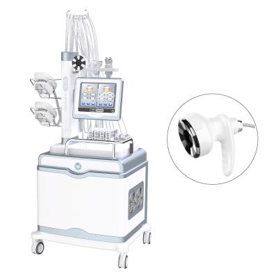 China Skin tightening multifunctional Kryo beauty salon equipment laser+cold vacuum+cavitation+rf+shockwave ed therapy body treatment beauty apparatus for sale