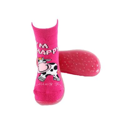 China Unique QUICK DRY Indoor Rubber Silicone Slipper Shoe Socks For Kids for sale