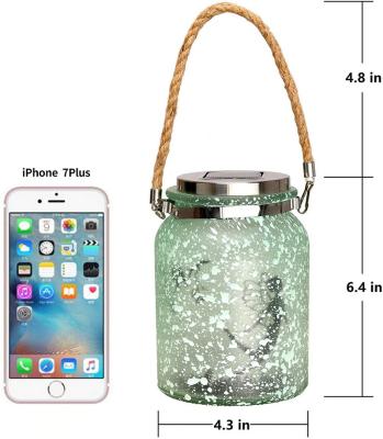 China Outdoor Wedding Party Creative Gifts Christmas Outdoor Mason jar Lights LED Solar Jar Light waterproof light for sale