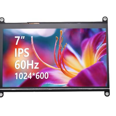 China 1024*600 IPS smart panel 7.0 inch tft lcd usb module 5 points capacitive touch screen for raspberry pi 4 pi 3 7 inch for sale