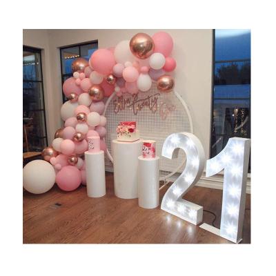 China Simple Wedding Decoration Customs Lead Tall Marquee Love Bulb Letter Signs Lit Up Letter for sale