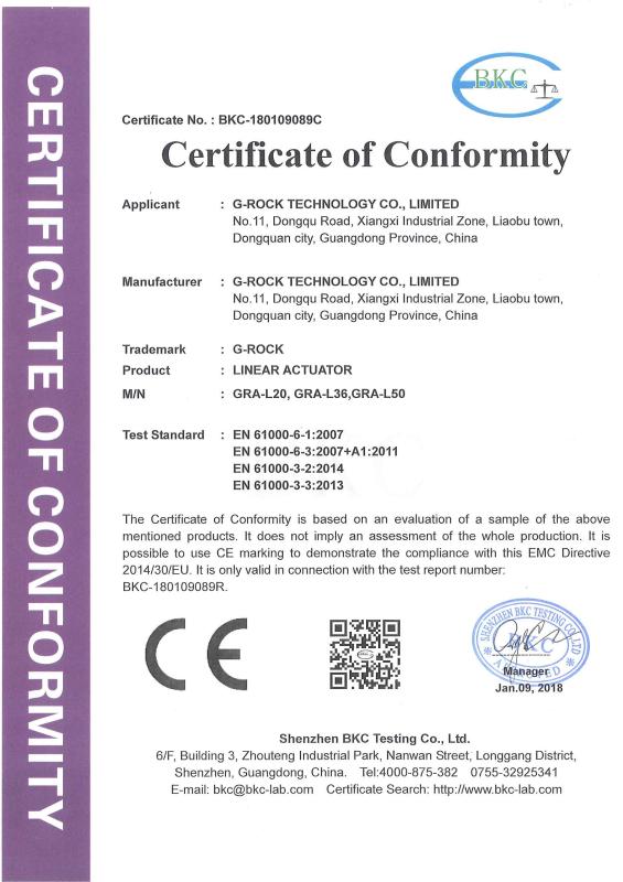 CE - Dongguan Jiruoke Technology Co., Ltd.